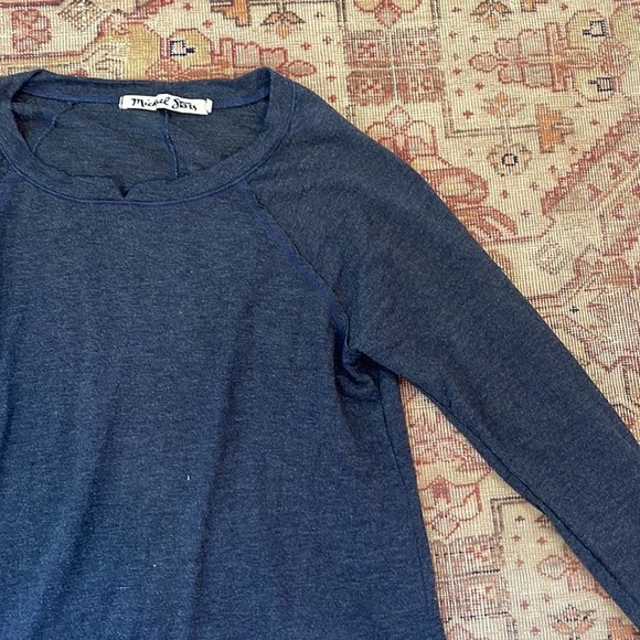 Michael Stars Activewear long sleeve blue small - Picture 6 of 7